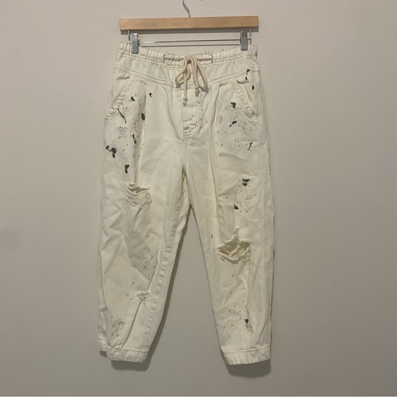 Free People Painter Cropped Pants XS - Picture 3 of 12